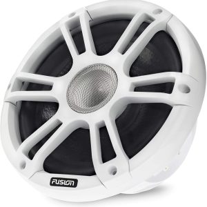 FUSION, Signature Series 3 Altavoces marinos deportivos blancos de 8,8 » y 330 vatios con CRGBW