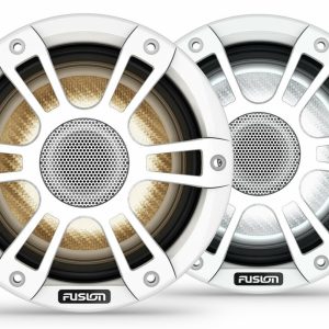 FUSION, ALTAVOCES MARINOS BLANCOS DEPORTIVOS COAXIALES CRGBW DE 6,5″ Y 230 VATIOS (PAR) MOD. SG-FL653SPW