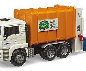 MAN TGA CAMION DE BASURA CON CARGADOR TRASERO BRUDER 02772