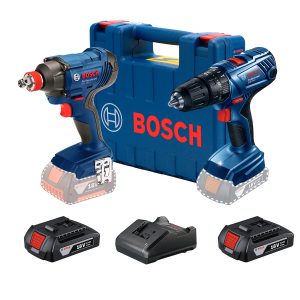 Taladro Percutor GSB 180 LI + Impacto Bosch GDX 180 LI BOSCH