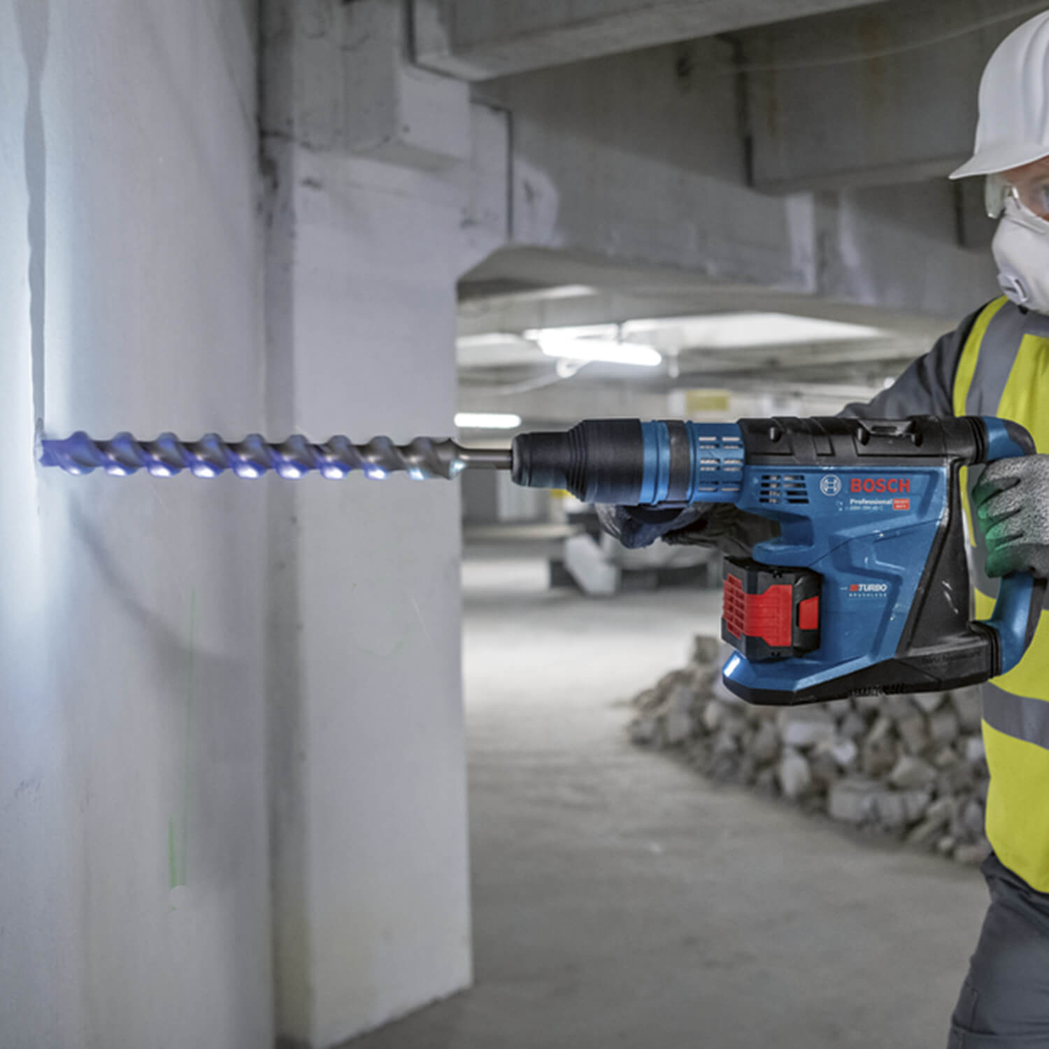 Rotomartillo Sds-Max 18V Brushless 9J Baretool Bosch GBH 18V-40 C - Imagen 6