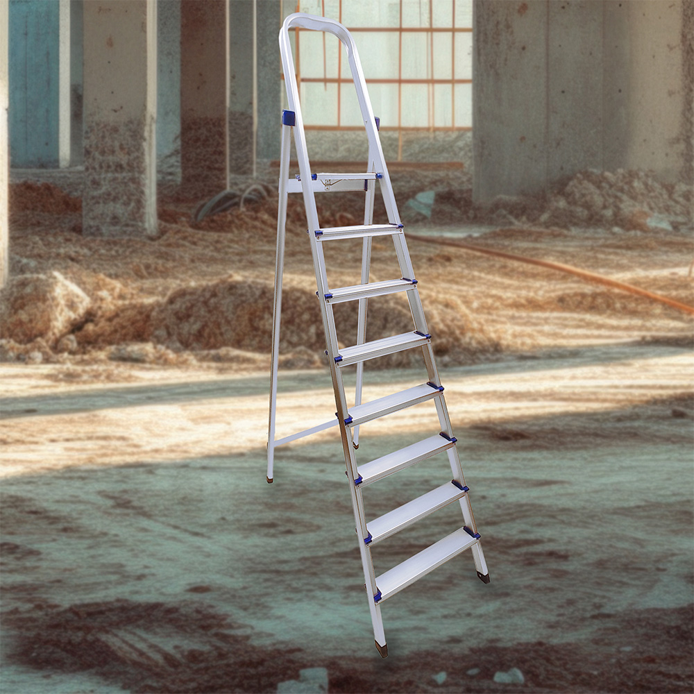 ESCALERA DE ALUMINIO 8 ESCALONES LH-3108