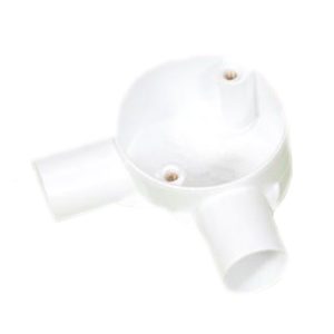 UPVC Round Conduit Circular Angle Box 20mm