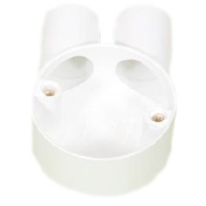 UPVC Round Conduit Circular U – Two Way Box 20mm