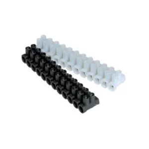 REGLETA CONEXIÓN 12 POLOS 2,5 MM2 NEGRA 104 N TEKOX