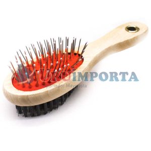 PEINETA 17CMX5CM CHICA DOBLE PARA PERROS LH-589