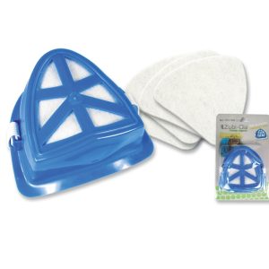 RESPIRADOR ZUBIOLA REUSABLE P/POLVO AZUL +5 FILTRO