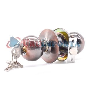 CERRADURA DE POMO ENPABONADA WADIA CAJA LH-19 BN/A