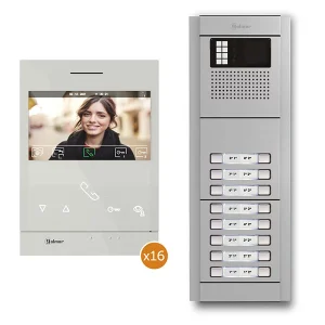 KIT COMUNITARIO DE VIDEO PARA 16 VIVIENDAS N5216/ART 4 LITE 16P 12405216 GOLMAR