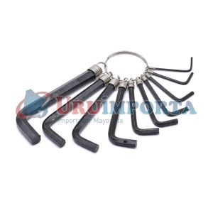 LLAVE ALLEN  20 PZ PULGADAS Y MILIMETRICAS LH-475
