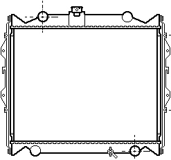 Radiador manual para Toyota Land Cruiser KZJ9