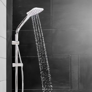 BARRAL DE DUCHA DUCHERO CUADRADO CROMADO LH-2394