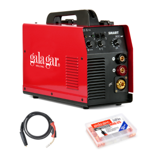 Soldador inverter multifuncion Galagar Smart 200 Mp + Antorcha de hilo 25 + Estuche consumibles
