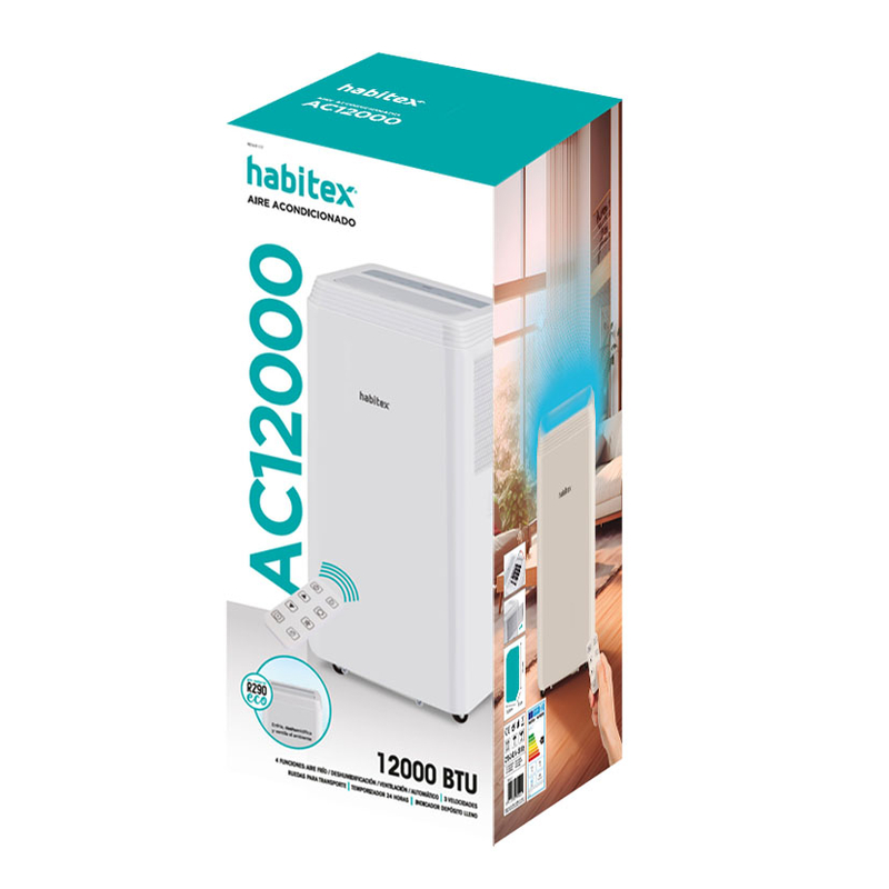 Aire acondicionado portátil Habitex AC12000 12000 BTU - Imagen 8