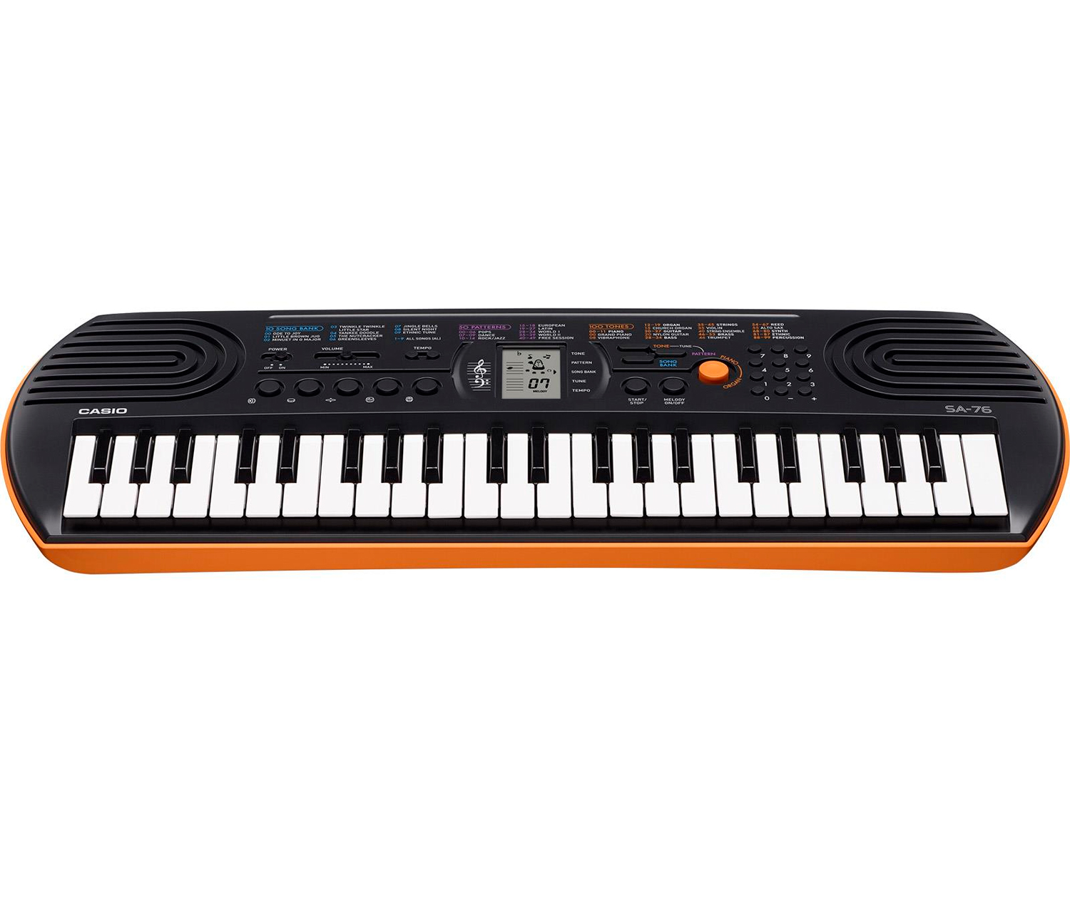 TECLADO PORTATIL SA76 CON ELIMINADOR (casio) - Imagen 2