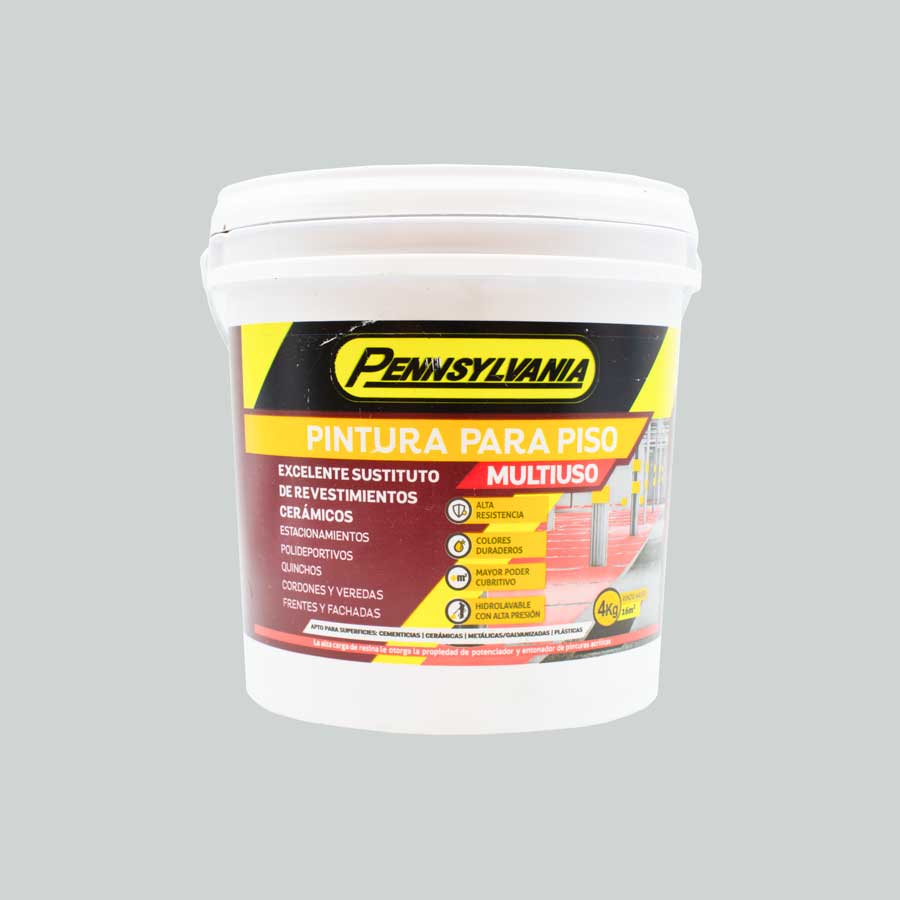 PINTURA PARA PISOS TEJA 4 KILOS PENNSYLVANIA