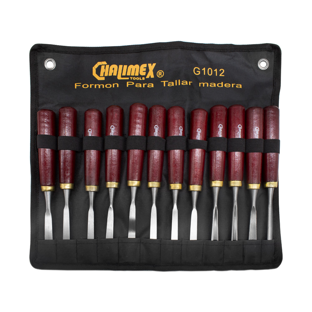 FORMON PARA TALLAR MADERA 12 PZ CHALIMEX G1012 - Imagen 6