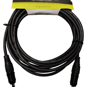 CABLE PLUG 6.3 A 6.3 4.6 METROS COLOR NEGRO (Soundking)