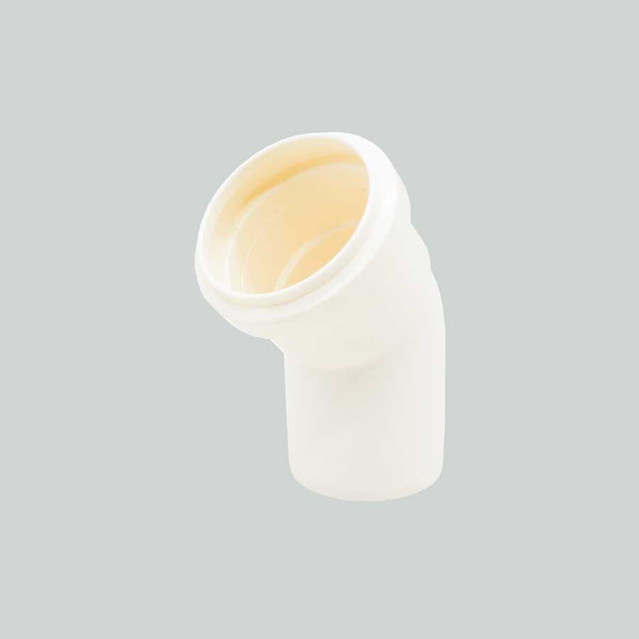 CODO 45 GRADOS 50MM BLANCO DE PVC KRONA K-612