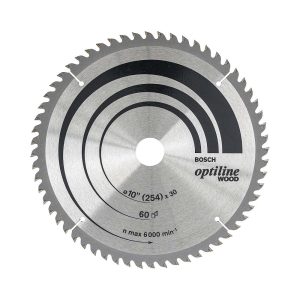 Disco de Sierra 10″ 60 D Optiline BOSCH 2608.640.908-000