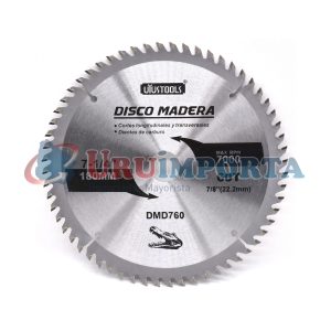 DISCO CORTE MADERA 7 1/4” 60D UYUSTOOLS DMD760