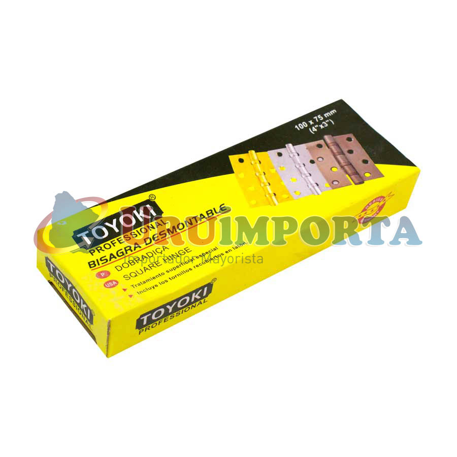 BISAGRA DORADA REFORZADA 4″ 2 UNID OXFORD LH-959 - Imagen 7