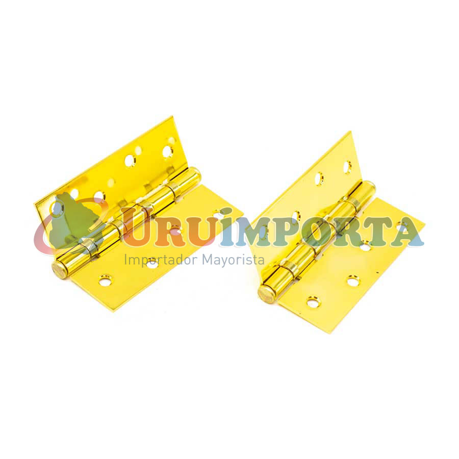 BISAGRA DORADA REFORZADA 4″ 2 UNID OXFORD LH-959
