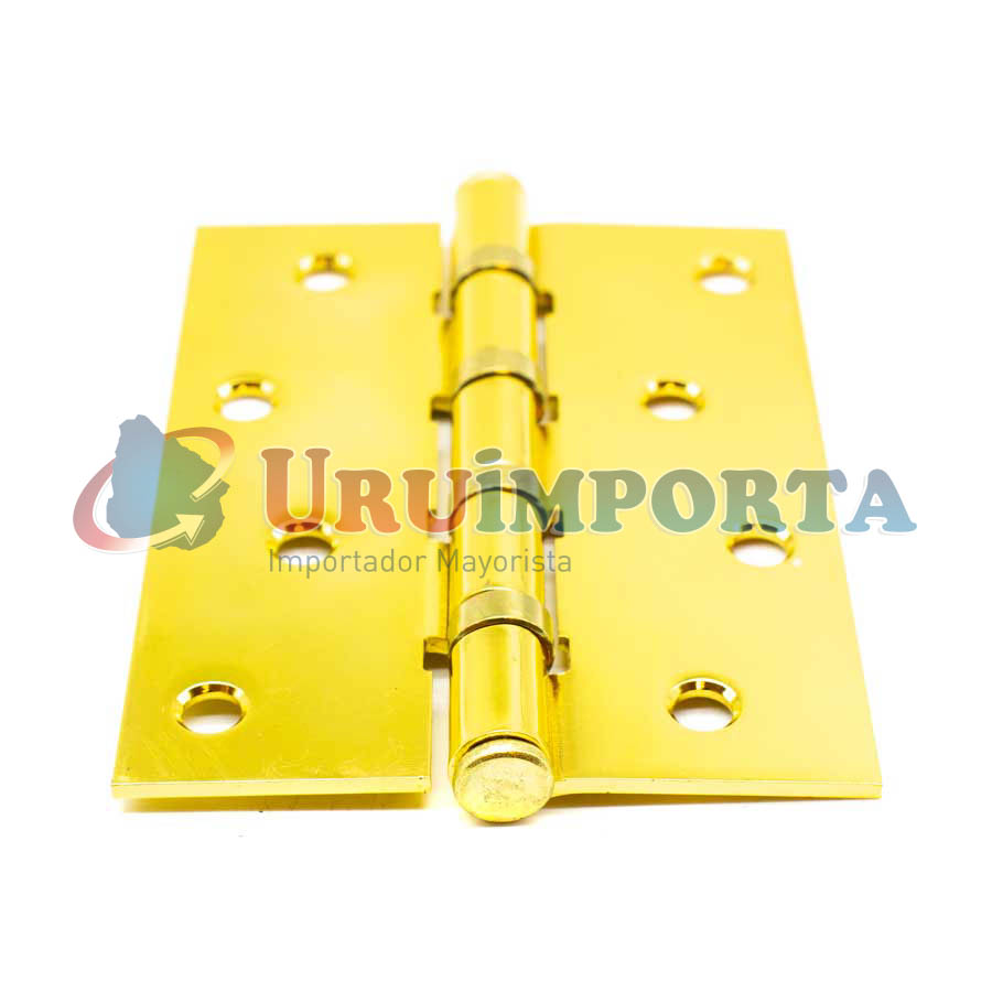 BISAGRA DORADA REFORZADA 4″ 2 UNID OXFORD LH-959 - Imagen 3