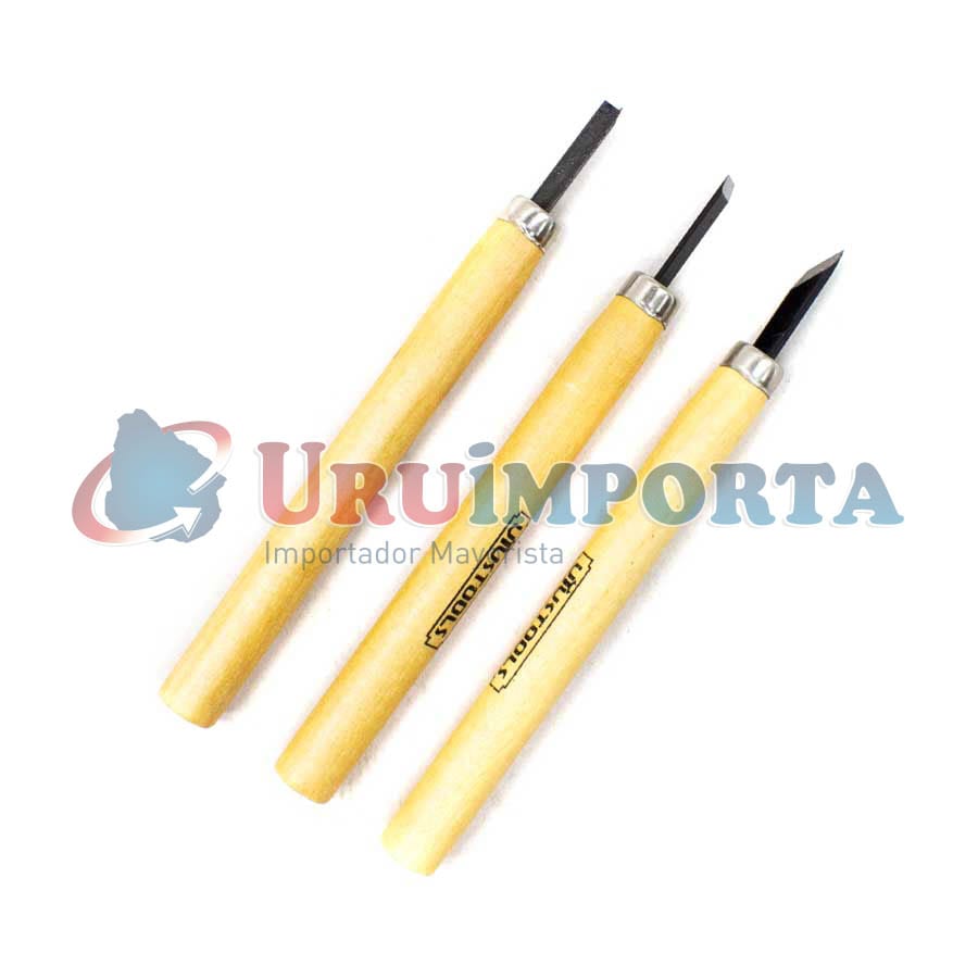 GUBIAS MINI 6 PZ M/MADERA EN BLISTERS RC2289 - Imagen 2