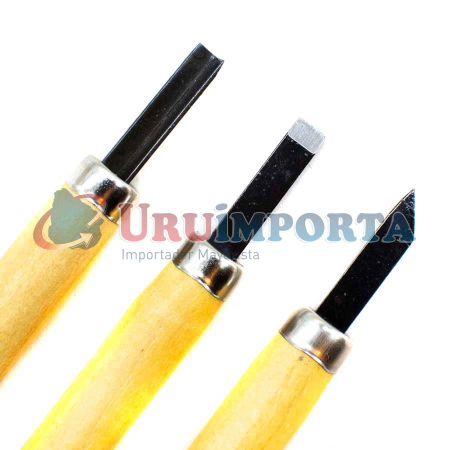 GUBIAS MINI 6 PZ M/MADERA EN BLISTERS RC2289 - Imagen 3