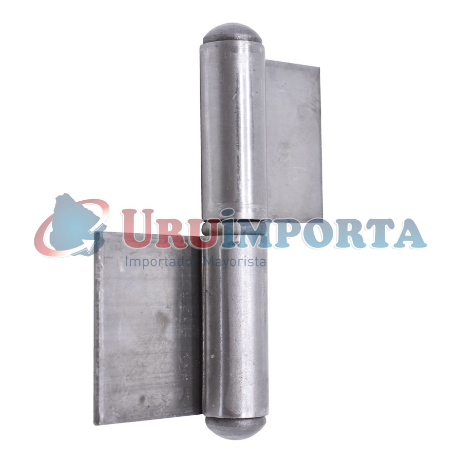 BISAGRA POMELA 80MM DE HIERRO PARA SOLDAR LH-2046 - Imagen 2