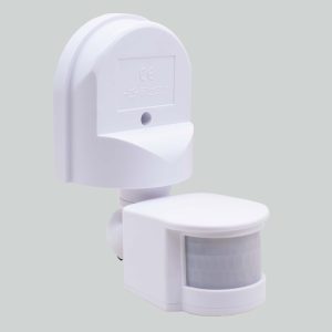 DETECTOR MOVIMIENTO BLANCO BASE REGULABLE LH-2107