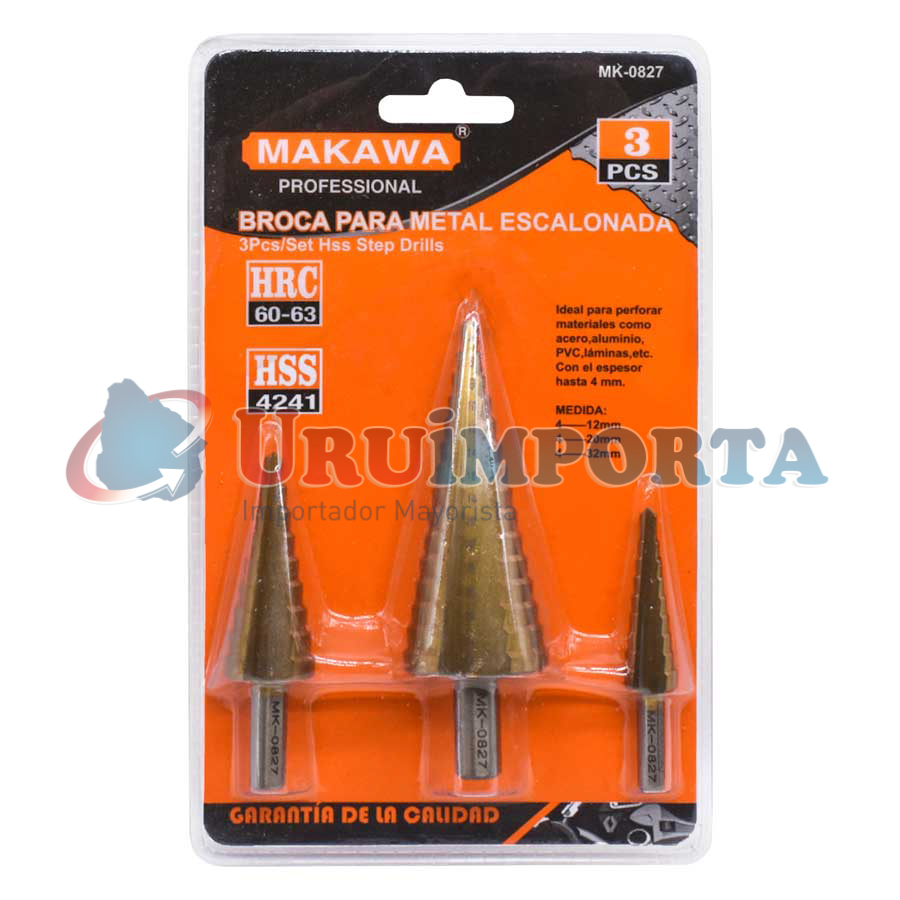 MECHA CONICA 3PZ 4-12 4-20 4-32MM MAKAWA MK-0827 - Imagen 5