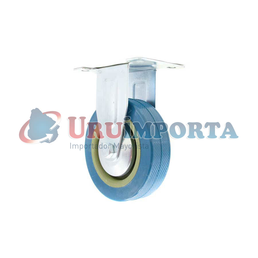 RUEDA FIJA 3″ DE GOMA-METAL LH-2466