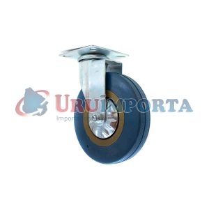 RUEDA GIRATORIA 5″ DE GOMA-METAL LH-2473