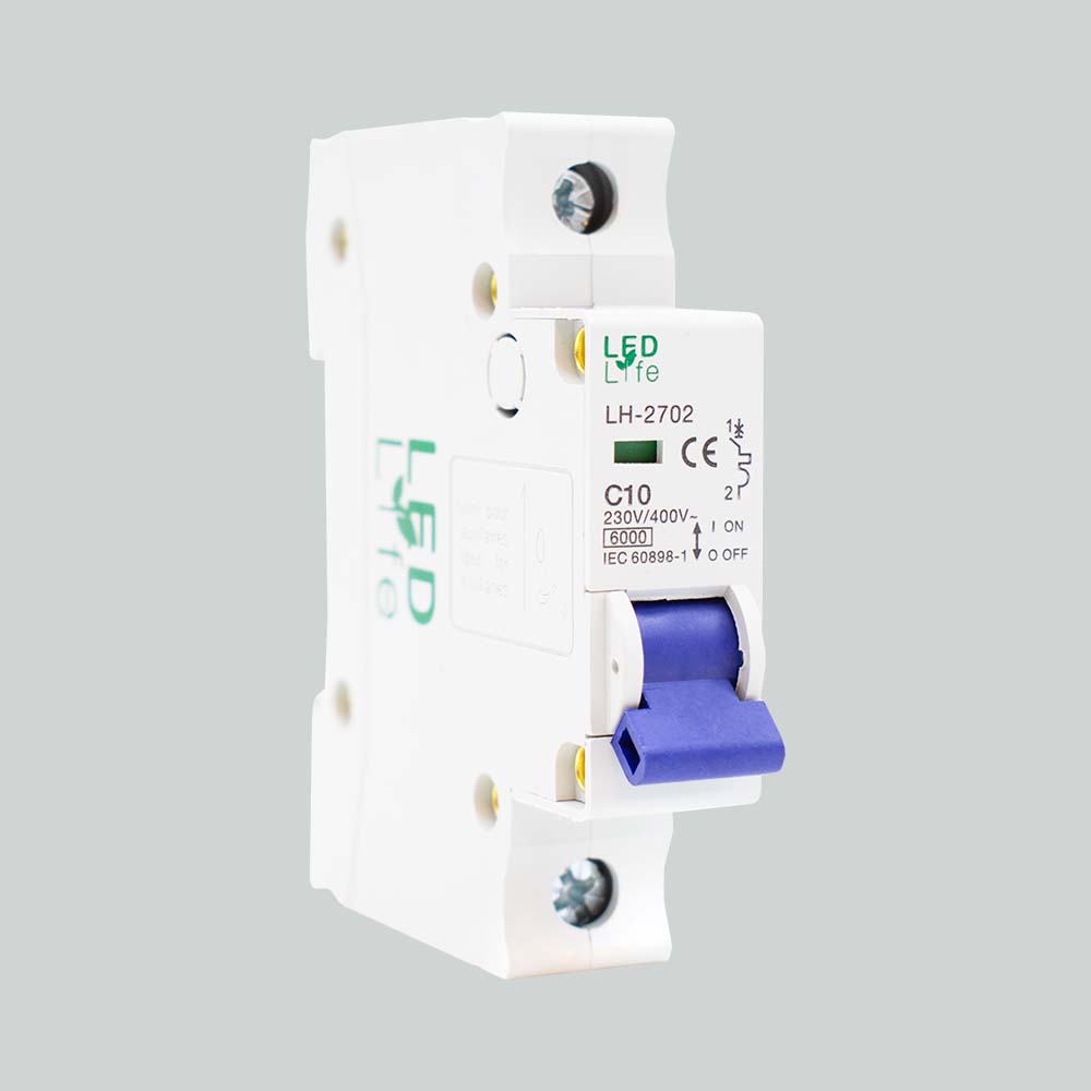 LLAVE TERMICA UNIPOLAR 10A LED LIFE LH-2702