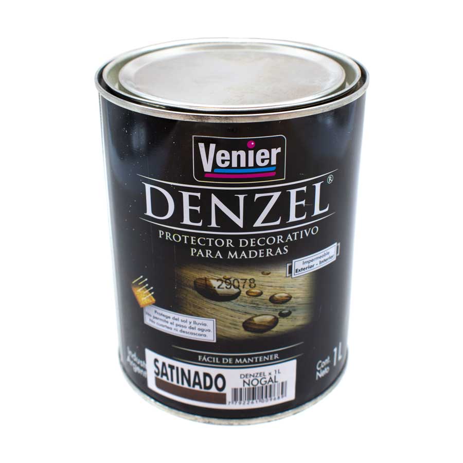 PROTECTOR 1L NOGAL PARA MADERA SATINADO DENZEL - Imagen 3