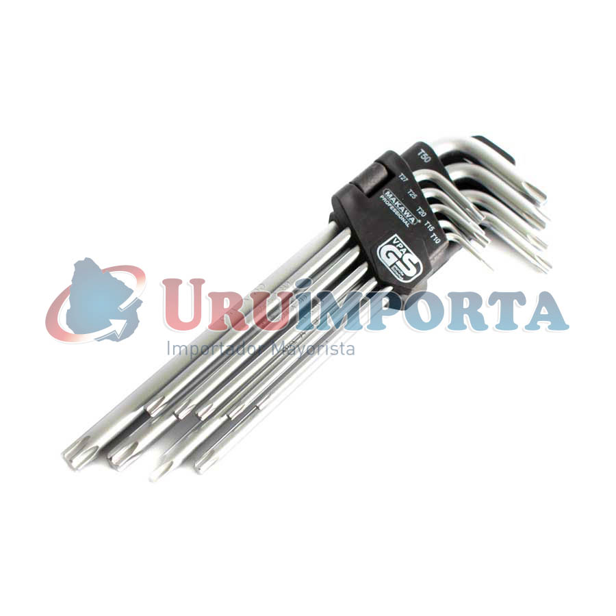 LLAVE TORX 9PZ T10-T50 MAKAWA MK-0353