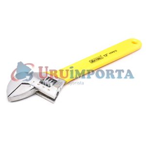 LLAVE AJUSTABLE 12″ M/AMARILLO UYUSTOOLS YFP012