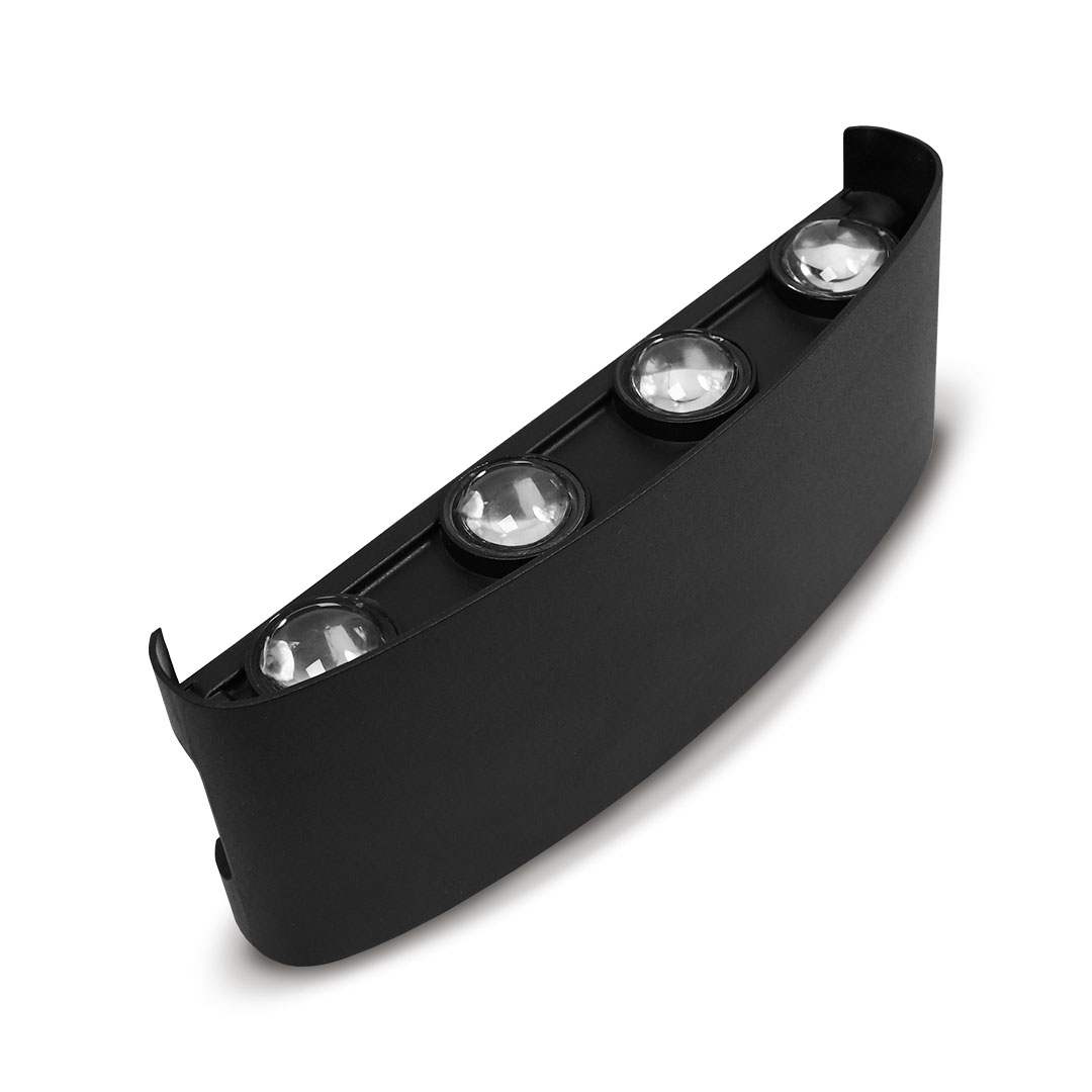 LUMINARIA BIDIRECCIONAL NEGRA 4 LUCES LH-3866 - Imagen 5