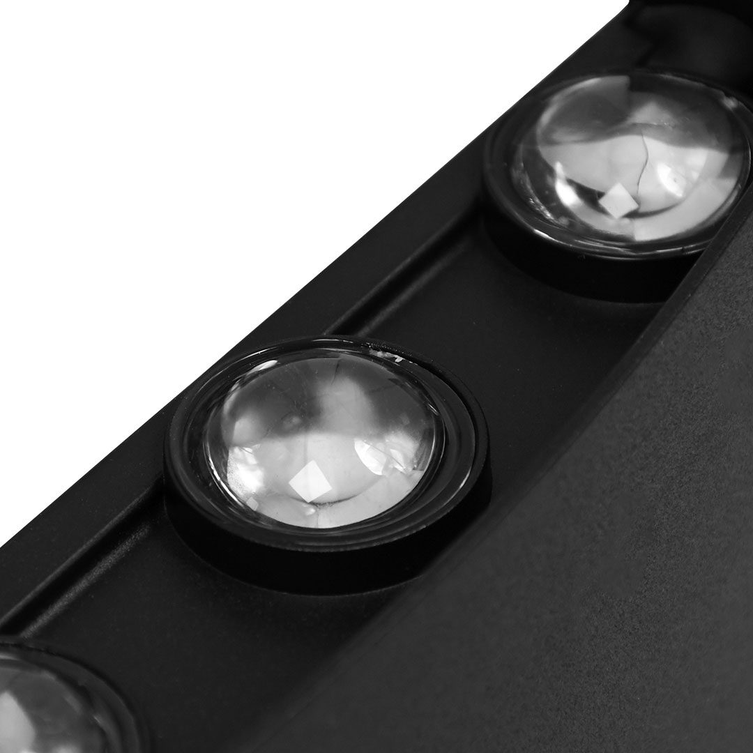 LUMINARIA BIDIRECCIONAL NEGRA 4 LUCES LH-3866 - Imagen 7