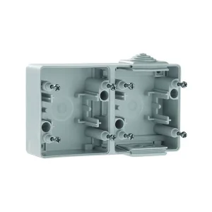 DOBLE BASE HORIZONTAL ESTANCO 48 GRIS 48994 ACZ EFAPEL