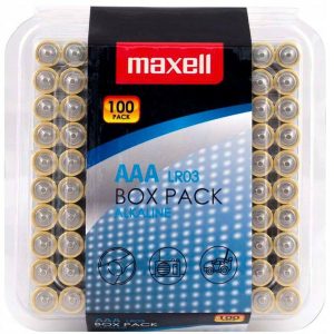 Pilas Maxell 100PK BOX 1,5 V (100 Unidades)