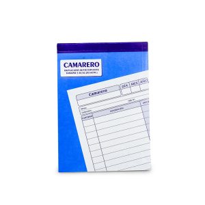 LIBRETA AUTOCOPIANTE TIPO CAMARERO 03-147105