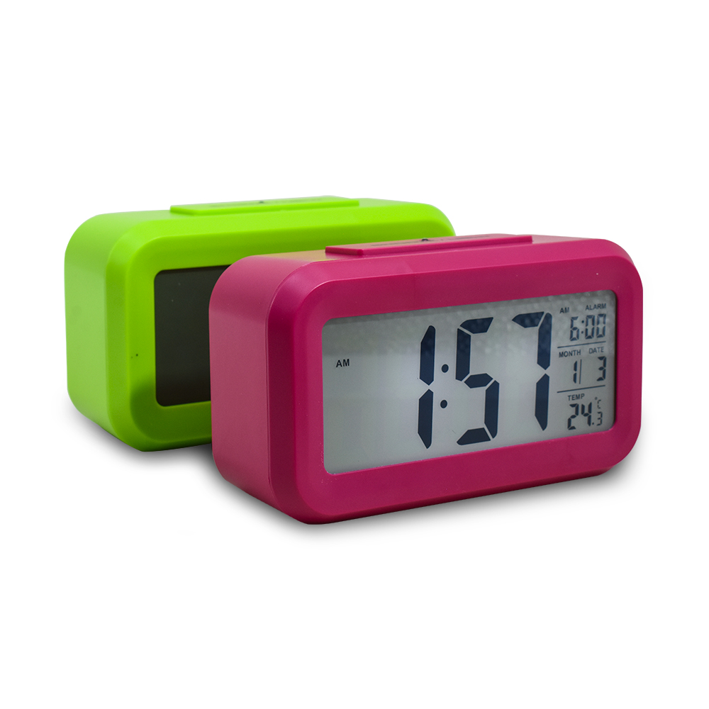 RELOJ DESPERTADOR RECTANGULAR LUMINOSO KK-9830 - Imagen 5