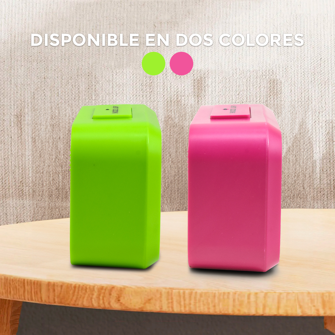 RELOJ DESPERTADOR RECTANGULAR LUMINOSO KK-9830 - Imagen 4