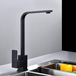 MONOCOMANDO NEGRO MESADA CHATO ITALOMIX LH-3316