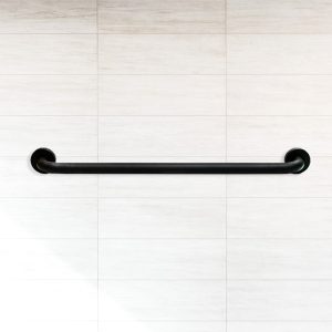 BARROTE METALICO NEGRO P/BANO LARGO 60CM LH-3435