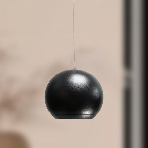 APLIQUE COLGANTE NEGRO DE TECHO TIPO BOLA LH-3531