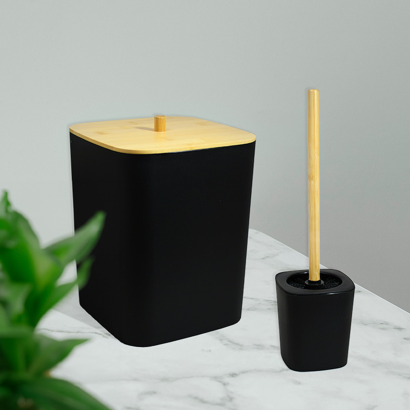 SET DE BANO 6PZ NEGRO PREMIUM LH-3651 - Imagen 3